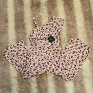 Girls Laura Ashley PJ Romper/New w tags